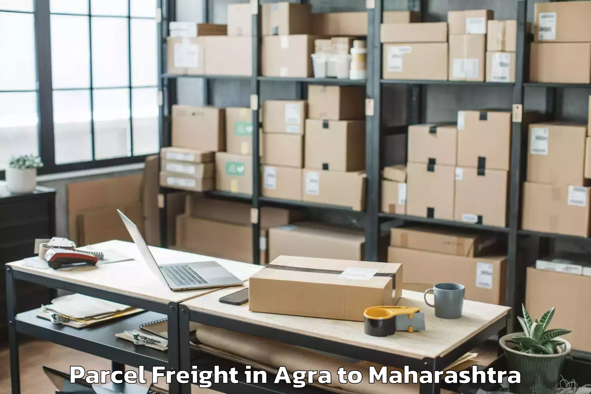 Hassle-Free Agra to Umarkhed Parcel Freight